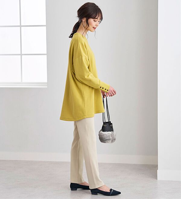 BELLUNA（ベルーナ）の「あったか裏起毛！ホカロンパンツ（フルレングスパンツ）」｜詳細画像