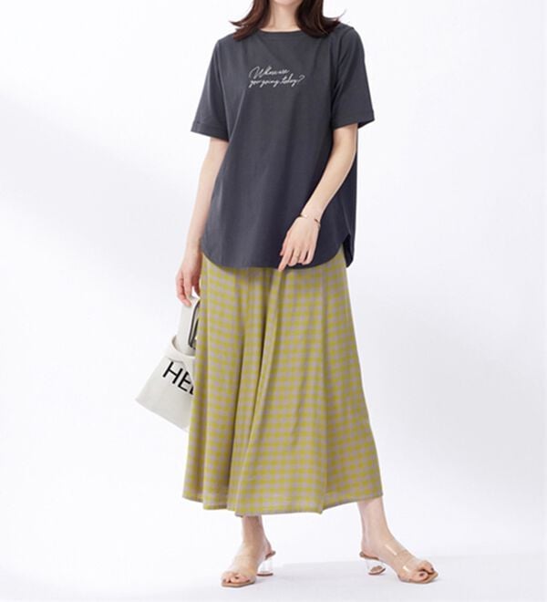 BELLUNA（ベルーナ）の「ヒンヤリ！着映えプリントプルオーバー（カットソー）」｜詳細画像