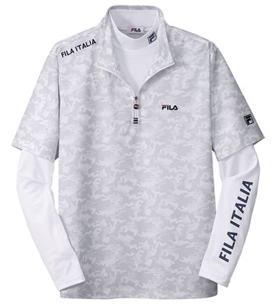 「＜フィラ＞コーデ済アンダー付迷彩ポロ（メンズポロシャツ）」