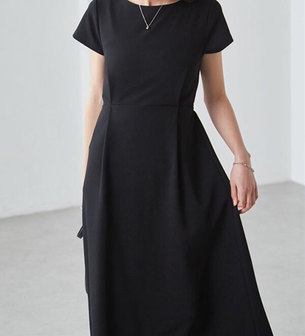 RANAN（ラナン）の「上品見えバックギャザーワンピース（その他ワンピース）」｜詳細画像