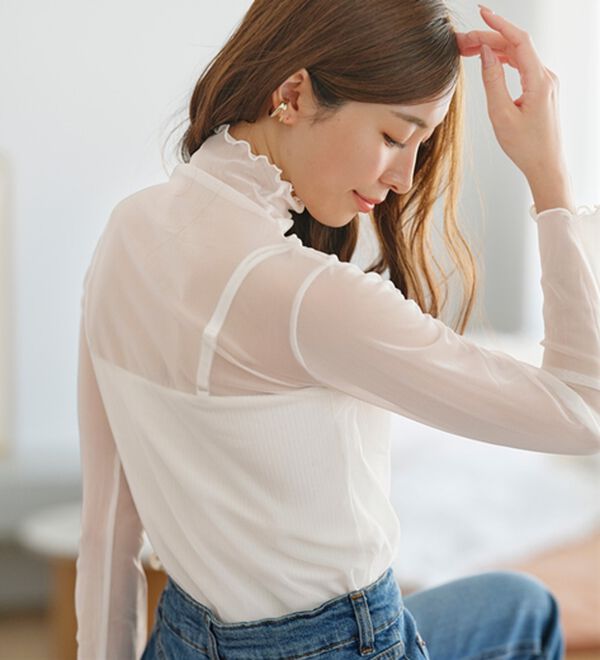 YU'NOW（ユナウ）の「【カップ付インナー】Ｗストラップブラキャミ（ブラトップ・カップ付きインナー）」｜詳細画像