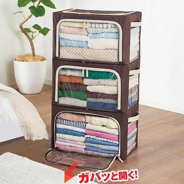 「「探しものゼロ」積み重ね収納ボックス（収納ケース・収納ボックス）」｜詳細画像