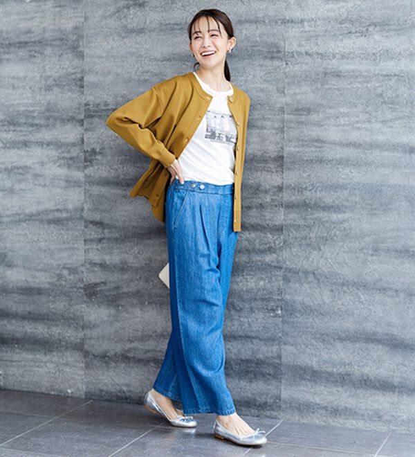 BELLUNA（ベルーナ）の「《快適Ｌａｂ．》洗える！軽い！配色使いニットカーディガン（ニットカーディガン）」｜詳細画像