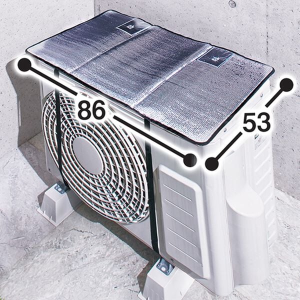 「遮熱室外機ガード２枚組（エクステリア・屋外器具）」｜詳細画像