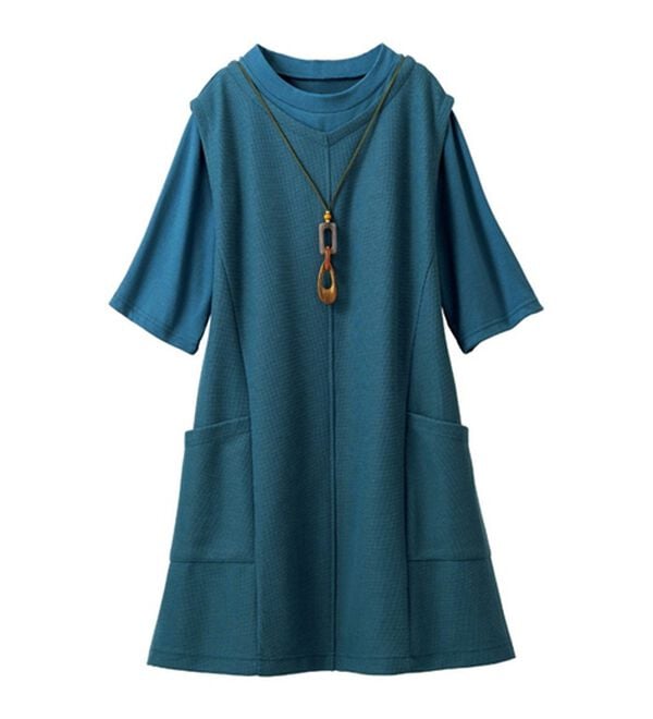 ルフラン（ルフラン）の「【３色組】パッと着て完成♪夏映えチュニック（チュニック）」｜詳細画像