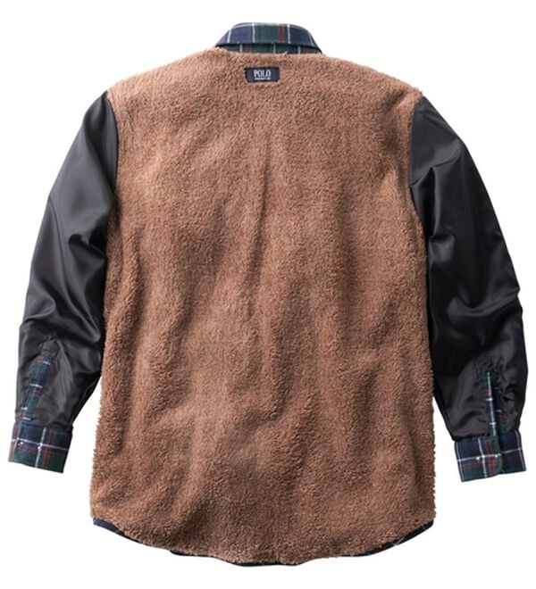 「＜ポロ・ビーシーエス＞裏ボアチェックシャツ（メンズシャツ）」｜詳細画像