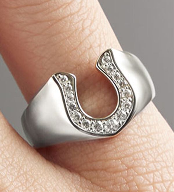 「馬蹄シルバーリング（メンズリング）」｜詳細画像