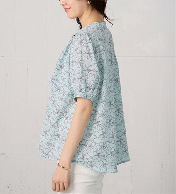 BELLUNA（ベルーナ）の「ケープ風デザインブラウス（ブラウス）」｜詳細画像