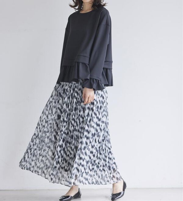 RANAN（ラナン）の「プリーツロングスカート（ロングスカート）」｜詳細画像