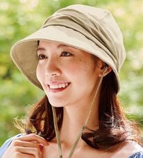 「小顔魅せＵＶキャスケット帽子（帽子）」