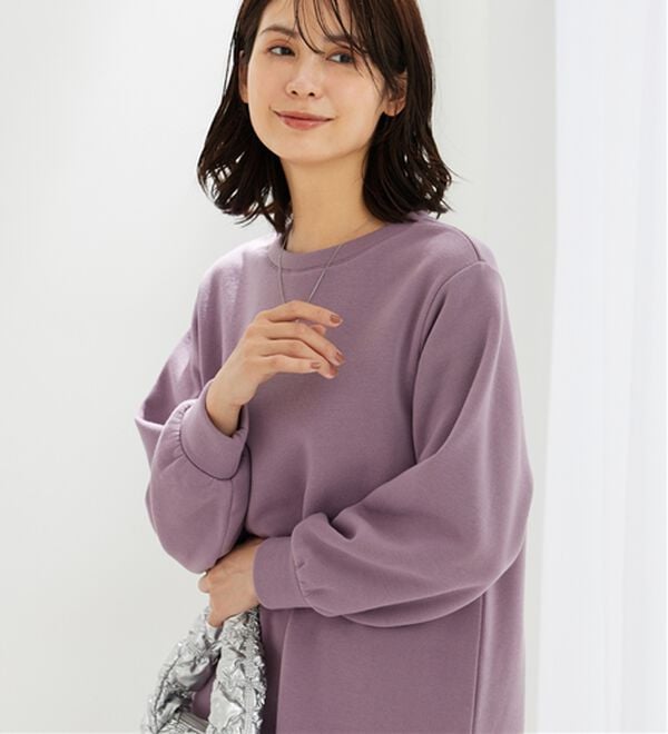 BELLUNA（ベルーナ）の「ふんわり素材軽ぽかチュニックワンピ―ス（チュニックワンピース）」｜詳細画像