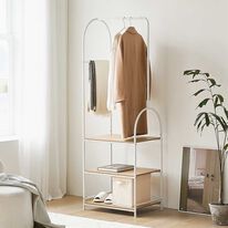 iellio（イエリオ）の「ＶＡＮＷＯＯＤ　ハンガーラック＜ＲＯＯＭ＆ＨＯＭＥ＞（衣類・布団収納）」