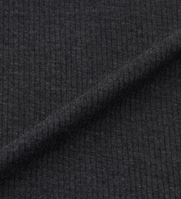 RANAN（ラナン）の「【春色追加】上品ドレープリブロングＴシャツ（カットソー）」｜詳細画像