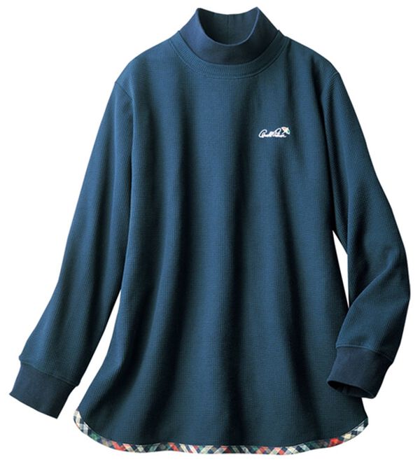 「＜ＡＰ＞首元かわいいワッフルトレーナー（トレーナー・スウェット）」｜詳細画像