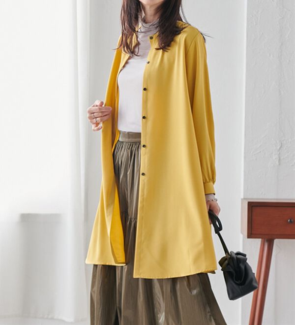 RANAN（ラナン）の「２ＷＡＹボタン使いフレアーブラウス（ブラウス）」｜詳細画像