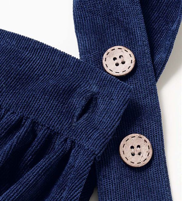 ルフラン（ルフラン）の「【２色組】ほっこり素材のジャンスカエプロン（エプロン）」｜詳細画像