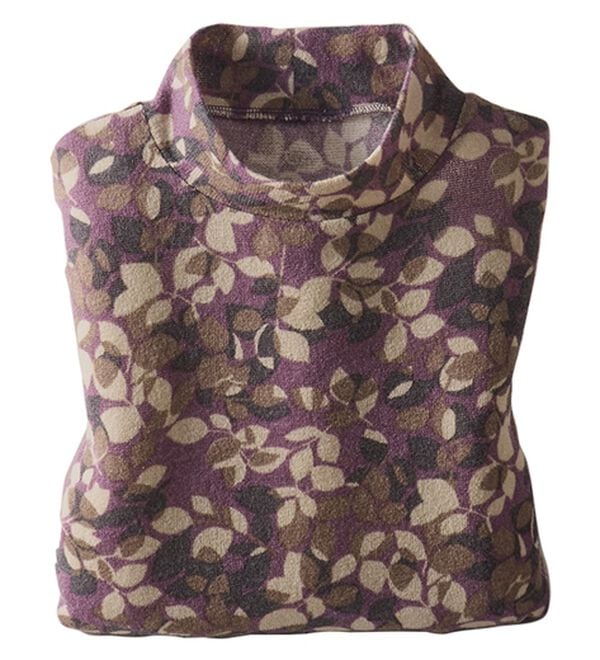 BELLUNA（ベルーナ）の「ふんわり華やぎチュニック（チュニック）」｜リーフ柄