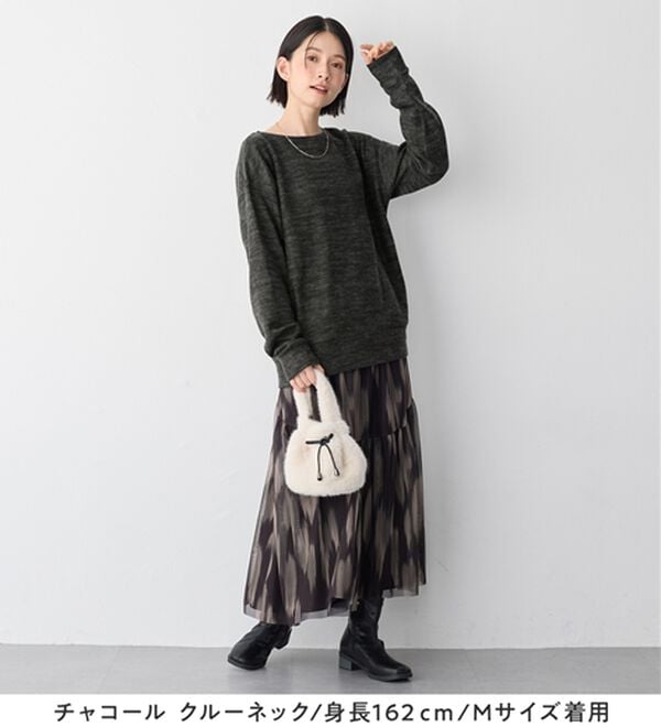 Viola e Viola（ヴィオラ エ ヴィオラ）の「【毎日着たい！】柔らかニットソーシンプルトップス（カットソー）」｜詳細画像