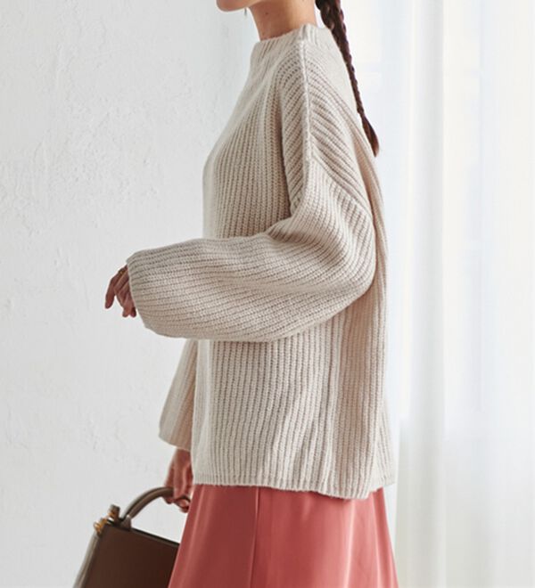 RANAN（ラナン）の「ふんわり！あぜ編ニットプルオーバー（ニット・セーター）」｜詳細画像