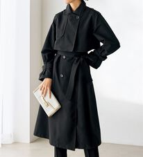 VINNO（ヴィノ）の「３ＷＡＹはっ水トレンチコート（ロングコート）」