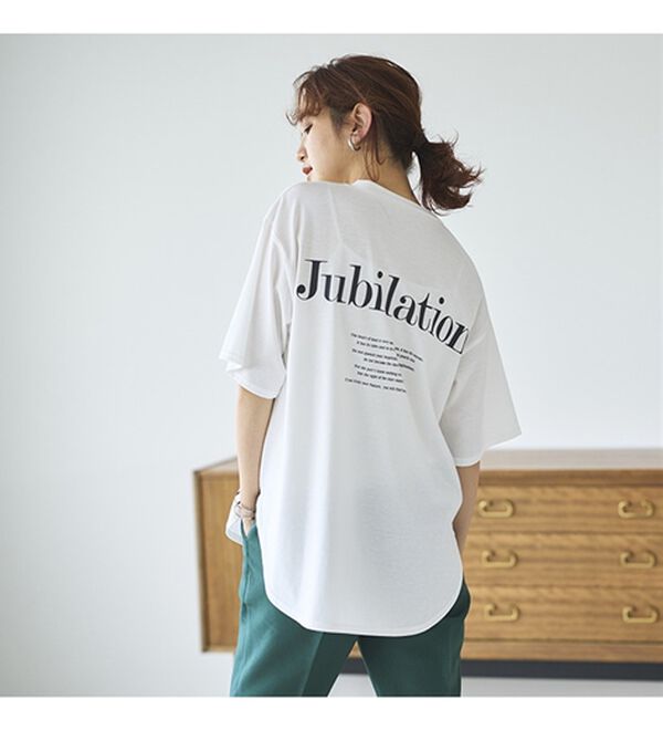 GeeRA（ジーラ）の「プリントチュニックＴシャツ（カットソー）」｜詳細画像