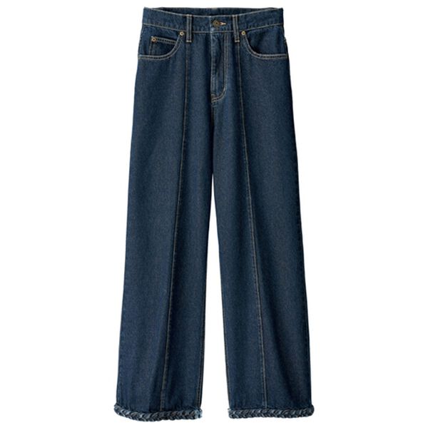 RANAN（ラナン）の「裾デザインデニム（フルレングスパンツ）」｜詳細画像