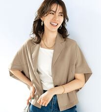 BELLUNA（ベルーナ）の「さらっと体型カバー　ワイドサマージャケット（その他ジャケット）」