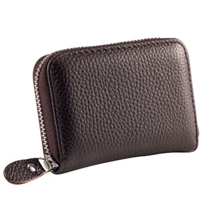 BELLUNA（ベルーナ）の「たくさん入る！牛革ジャバラ式カードケース（財布・パスケース）」