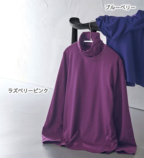 BELLUNA（ベルーナ）の「なめらかテンセル（ＴＭ）繊維ストレッチプルオーバー（カットソー）」｜詳細画像