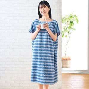 「湯上りタオルワンピース２色組（タオル）」｜1