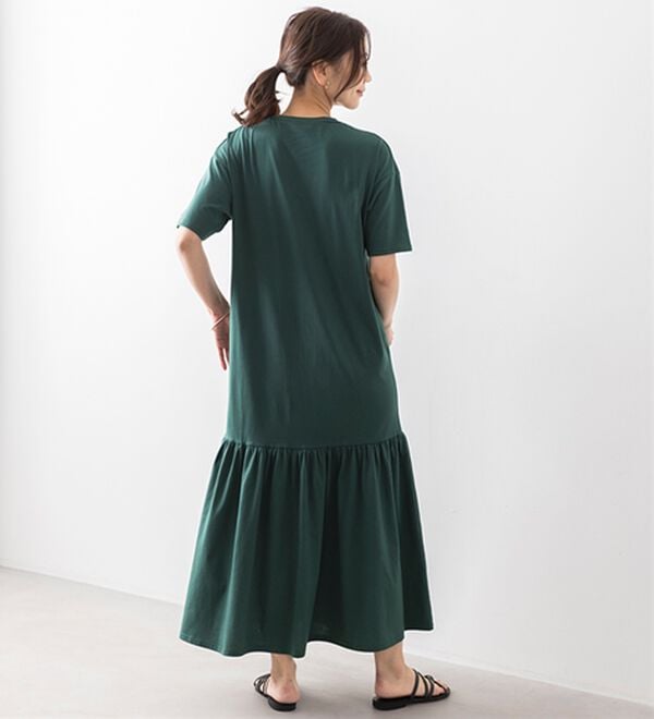 BELLUNA（ベルーナ）の「【ｃｈａｍｐｉｏｎ】ギャザーワンピース【UNDOVE】（その他ワンピース）」｜詳細画像