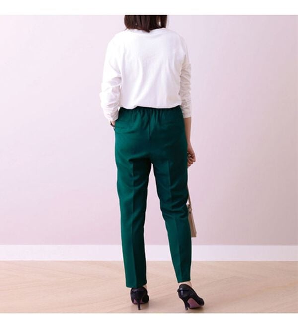 BELLUNA（ベルーナ）の「サラサラ美脚テーパードパンツ（テーパードパンツ）」｜詳細画像