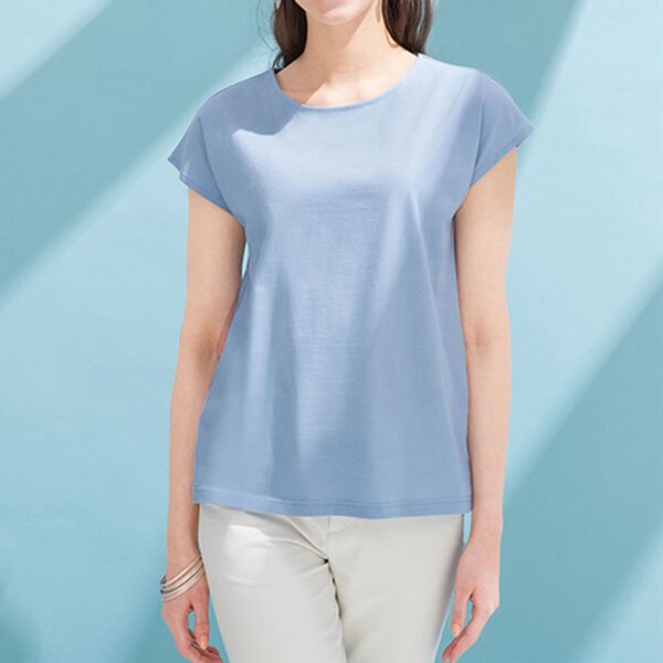 「綿１００％汗ジミ対策　フレンチ（肌着・インナーウェア）」｜詳細画像