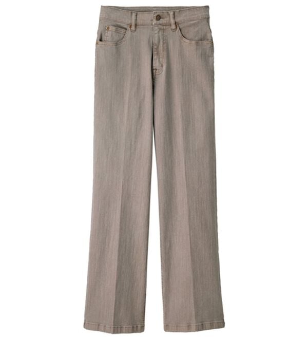 RANAN（ラナン）の「きれい見えストレッチワイドデニム（フルレングスパンツ）」｜詳細画像