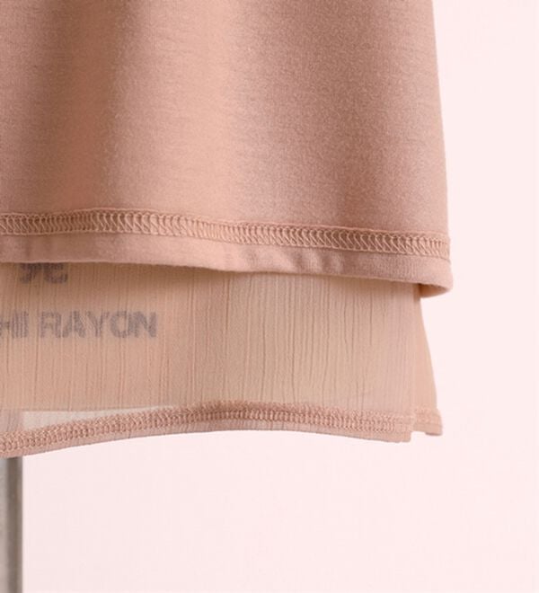 BELLUNA（ベルーナ）の「ふわり涼やか！楊柳シフォン重ねチュニック（チュニック）」｜詳細画像