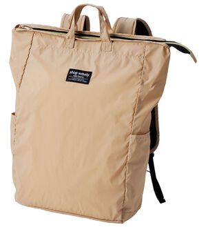 「手の平サイズに畳めるリュック（リュック）」｜ベージュ