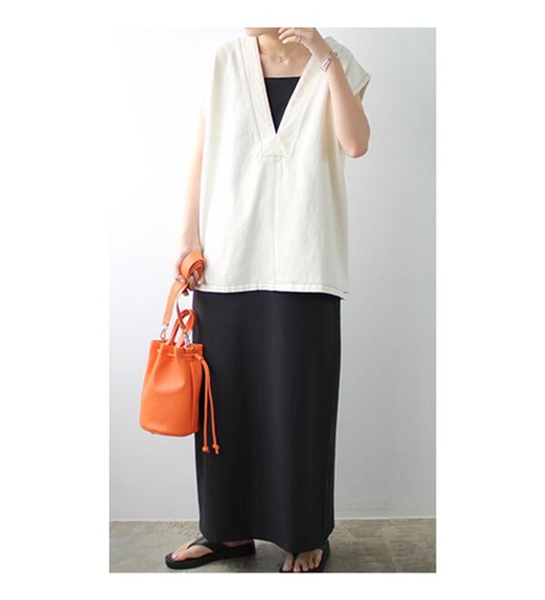 デニムVネックベスト - ベルーナ【公式】