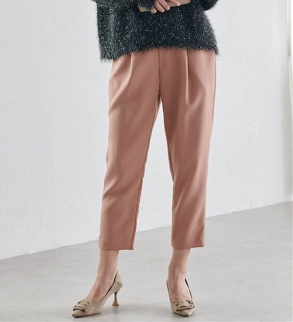 RANAN（ラナン）の「美脚シルエットクロップドパンツ（フルレングスパンツ）」｜詳細画像