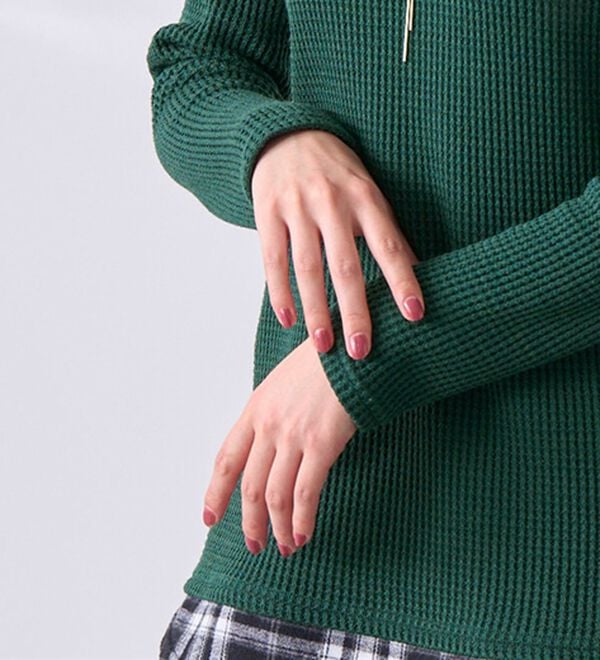 BELLUNA（ベルーナ）の「異素材重ね着風チュニック（チュニック）」｜詳細画像