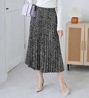 alotta（アロッタ）の「大人可愛いプリントプリーツスカート（ロングスカート）」｜詳細画像