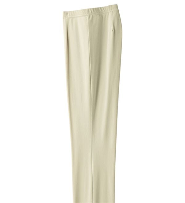 ルフラン（ルフラン）の「日本製すっきりチュニックパンツ（フルレングスパンツ）」｜ベージュ