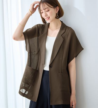 Viola e Viola（ヴィオラ エ ヴィオラ）の「ムレ知らず！シアーメッシュジャケット（その他ジャケット）」