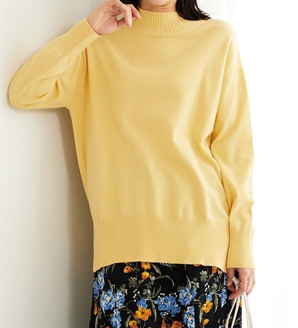 BELLUNA（ベルーナ）の「もちもち素材ハイネックニットプルオーバー（ニット・セーター）」｜詳細画像