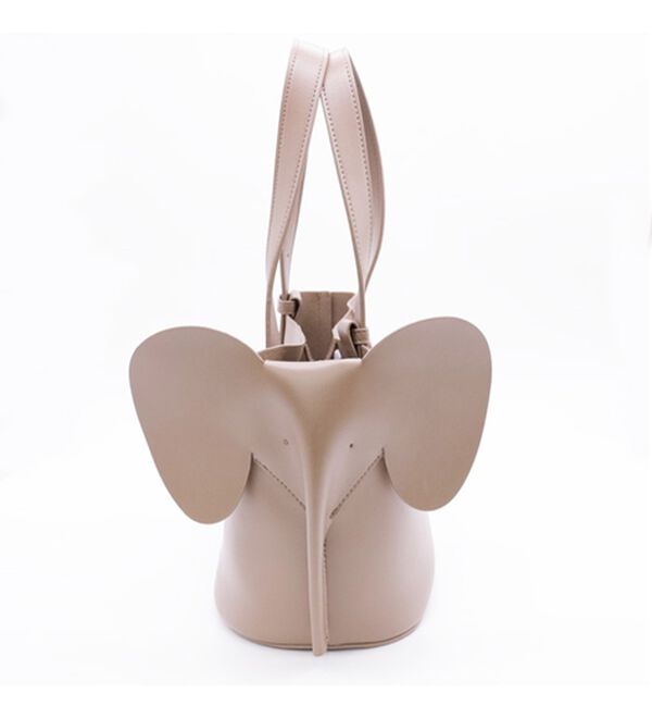 BELLUNA（ベルーナ）の「エレファントモチーフ手提げ（ハンドバッグ）」｜詳細画像