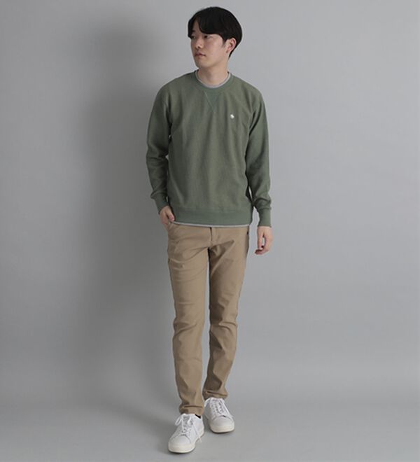 「【２本組】＜ポロ・ビーシーエス＞紳士の１６０％ストレッチチノパンツ（メンズフルレングスパンツ）」｜詳細画像