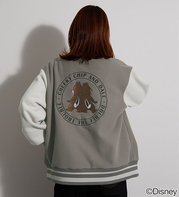 BELLUNA（ベルーナ）の「＜Ｄｉｓｎｅｙ＞【チップ＆デール】フリースボンディングスタジャン（ハーフコート）」｜詳細画像