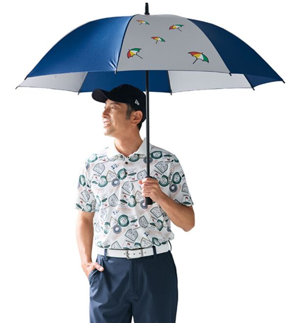 「＜アーノルドパーマー＞晴雨兼用ジャンボ傘（メンズスポーツ用品）」｜詳細画像