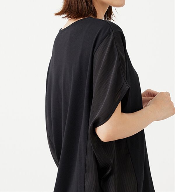 BELLUNA（ベルーナ）の「サイドシャドーストライプ切替チュニック（チュニック）」｜詳細画像