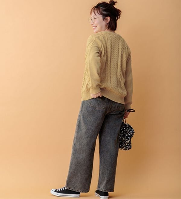 A HAPPY MARILYN（アハッピーマリリン）の「【Ｍ～７Ｌ】美脚＆美尻が叶う！優勝ワイドパンツ（ワイドパンツ・ガウチョ）」｜詳細画像