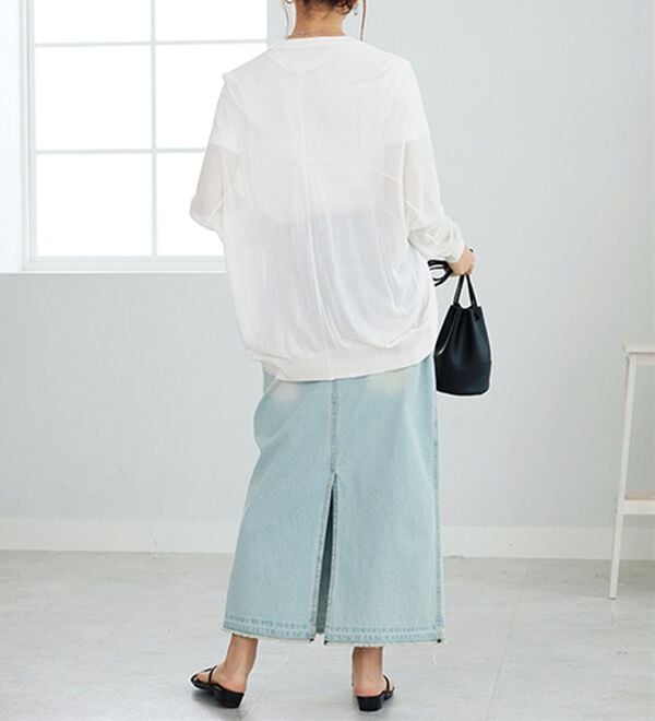 GeeRA（ジーラ）の「【冷房対策に】ひんやりUV対策！ドルマンカーディガン（ニットカーディガン）」｜詳細画像